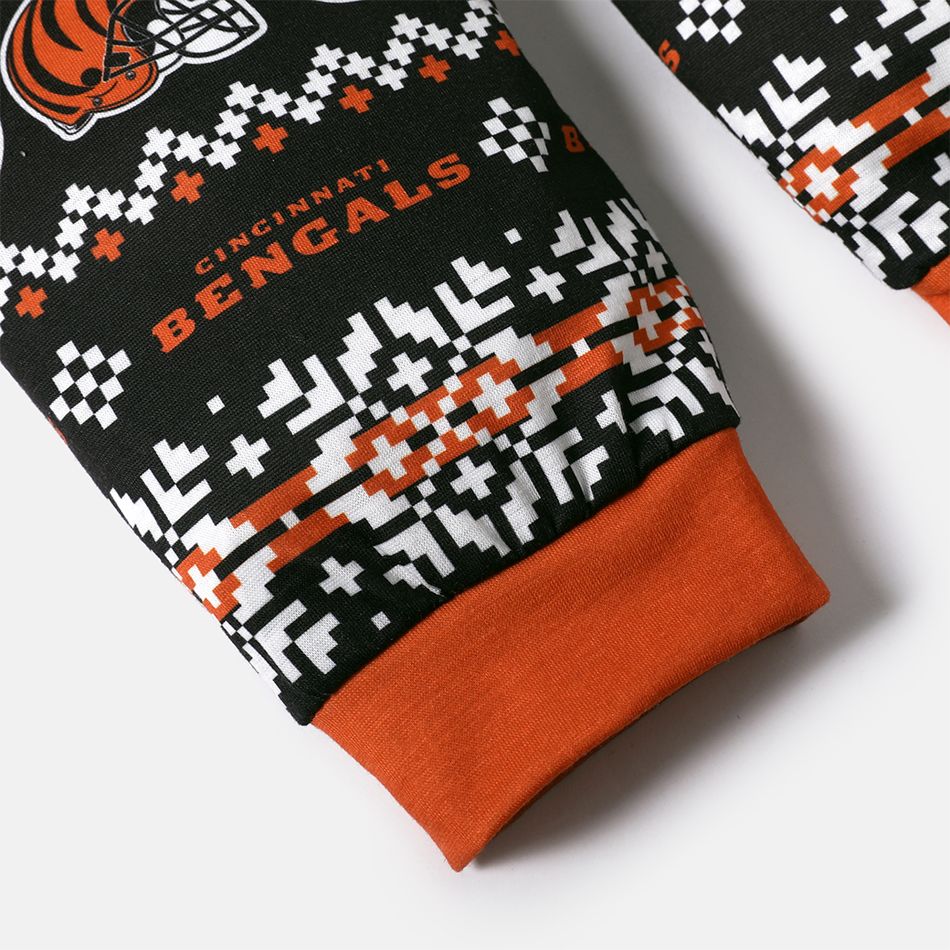 NFL Look de família Manga comprida Conjuntos de roupa para a família Pijamas (Flame Resistant) laranja escuro big image 7