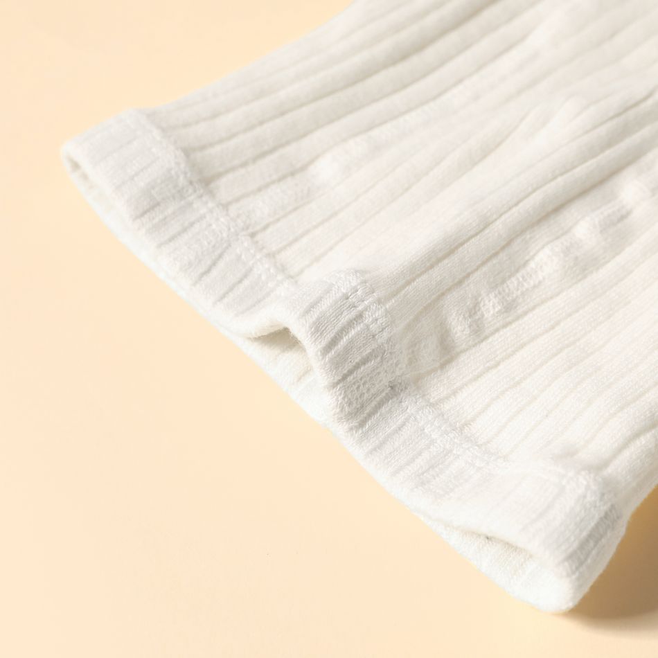 calze a fiocco in tinta unita neonato/bambino/bambino (vari colori) Bianco big image 10