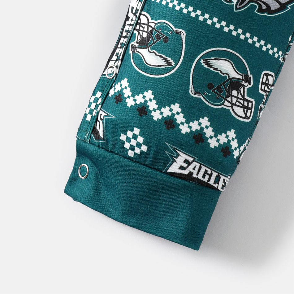NFL Family Matching EAGLES Pajamas Top and Allover Pants Colorful big image 10