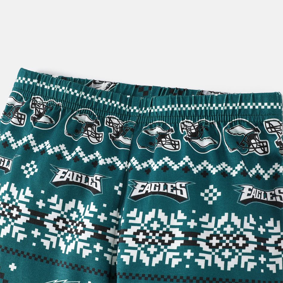 NFL Family Matching EAGLES Pajamas Top and Allover Pants Colorful