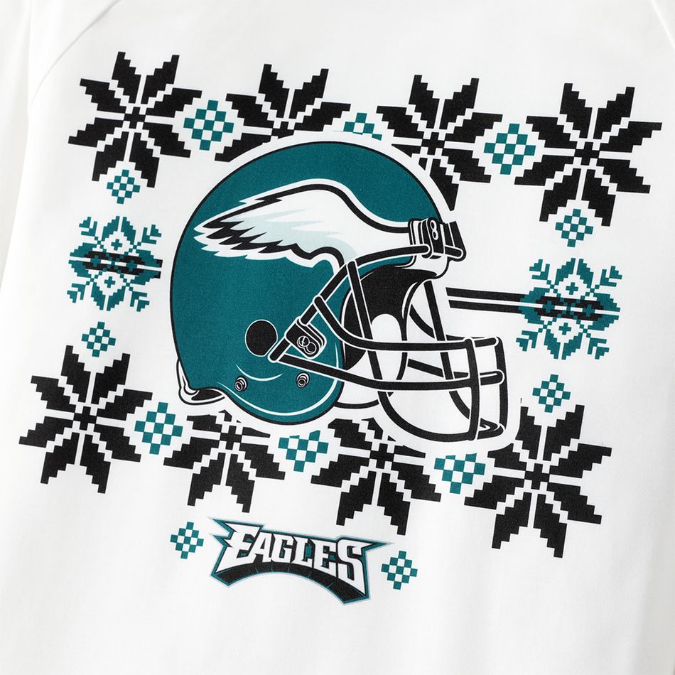 NFL Family Matching EAGLES Pajamas Top and Allover Pants Colorful big image 6