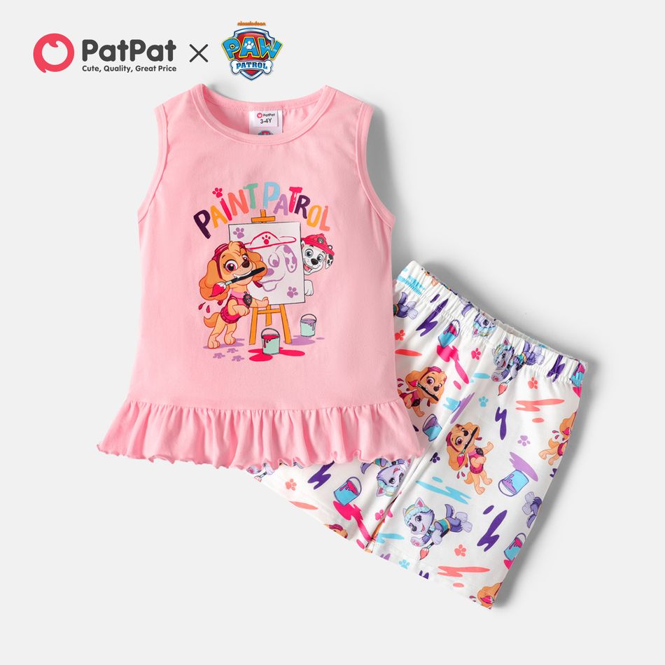 PAW Patrol Toddler Girl PAINT PATROL Tank Top and Allover Pants Set Pink