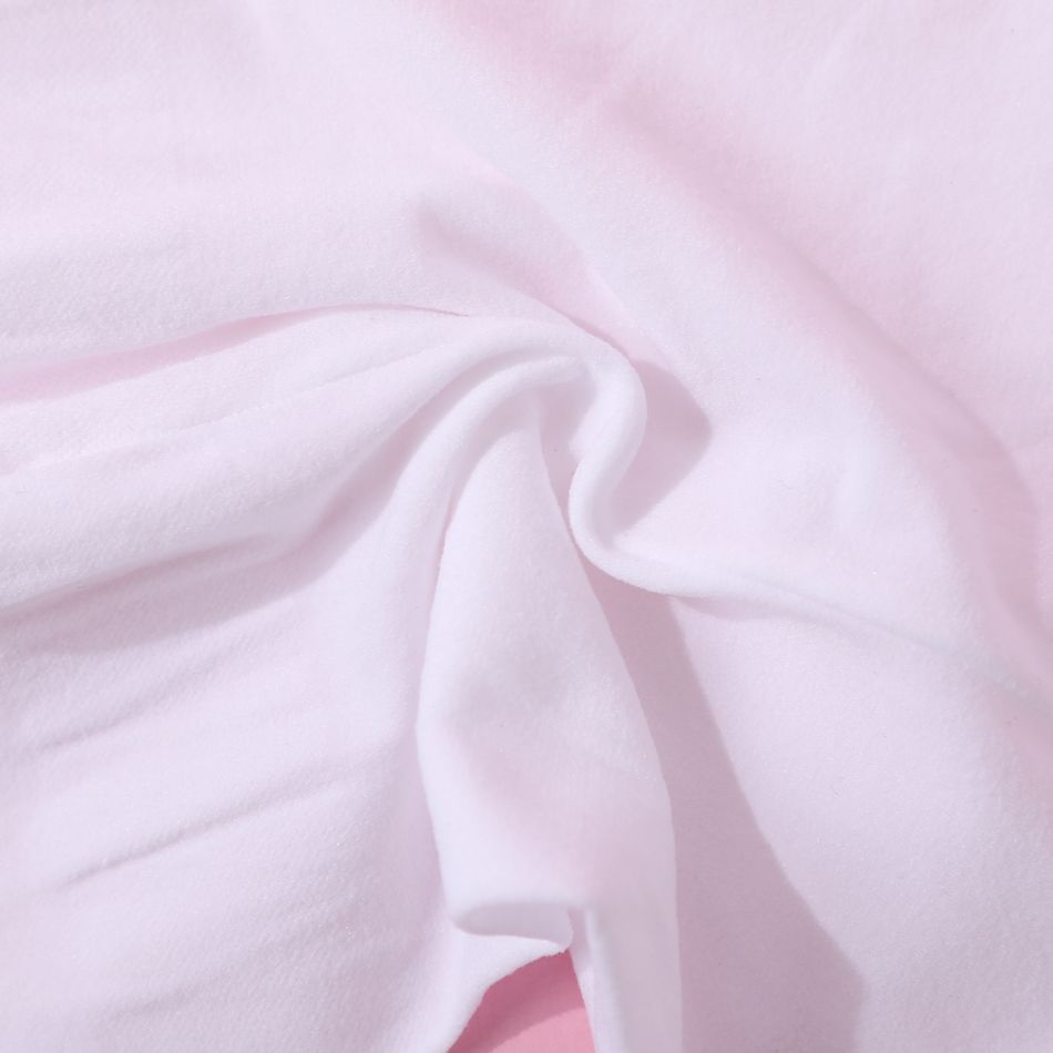 meia-calça com acabamento em renda de cor pura para bebês / crianças para meninas Branco big image 5