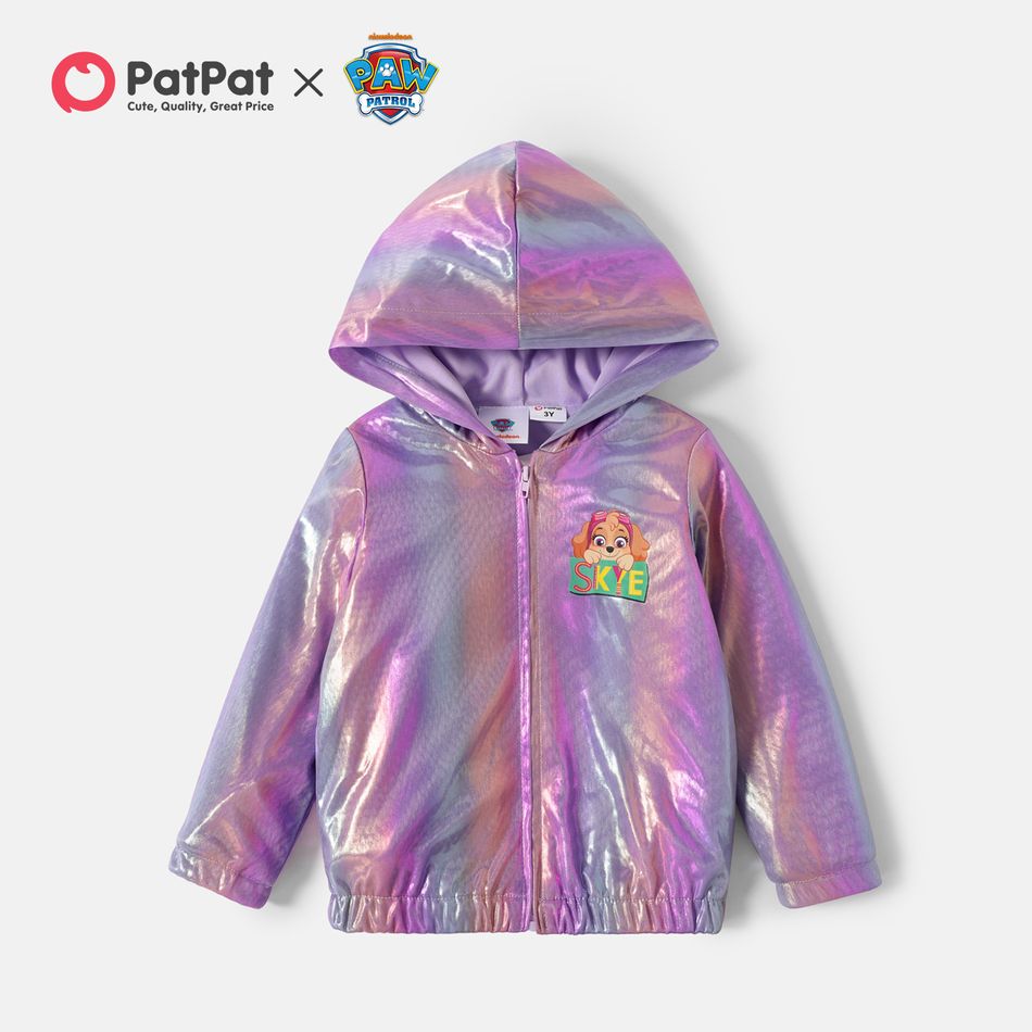 PAW Patrol Toddler Boy/Girl Glittery Colorful Hooded Jacket Pink