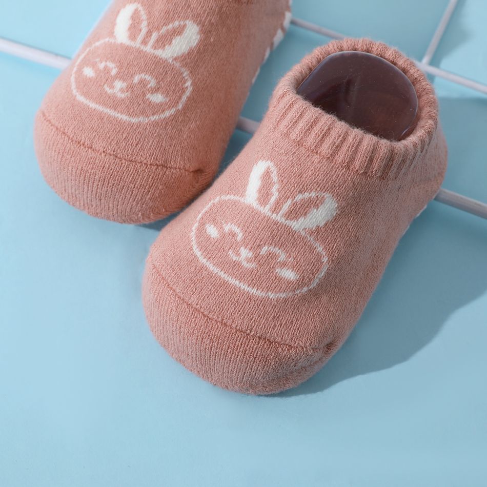 Baby / Toddler Cartoon Animal Autumn Winter Socks Pink big image 5