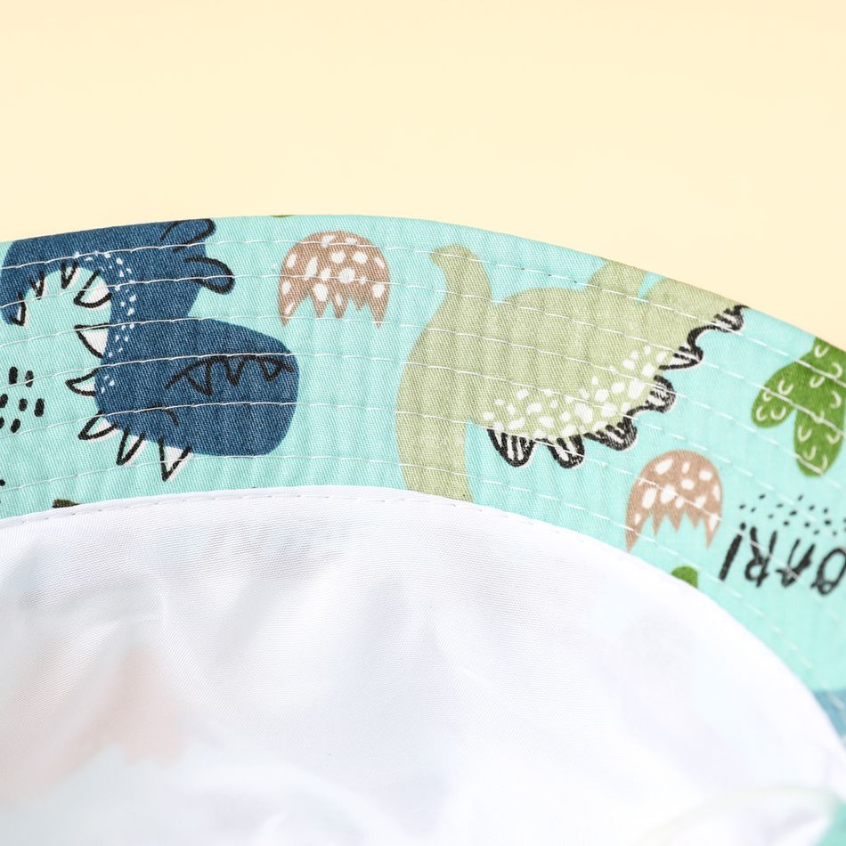 Baby / Toddler Allover Dinosaur Print Bucket Hat Turquoise big image 5