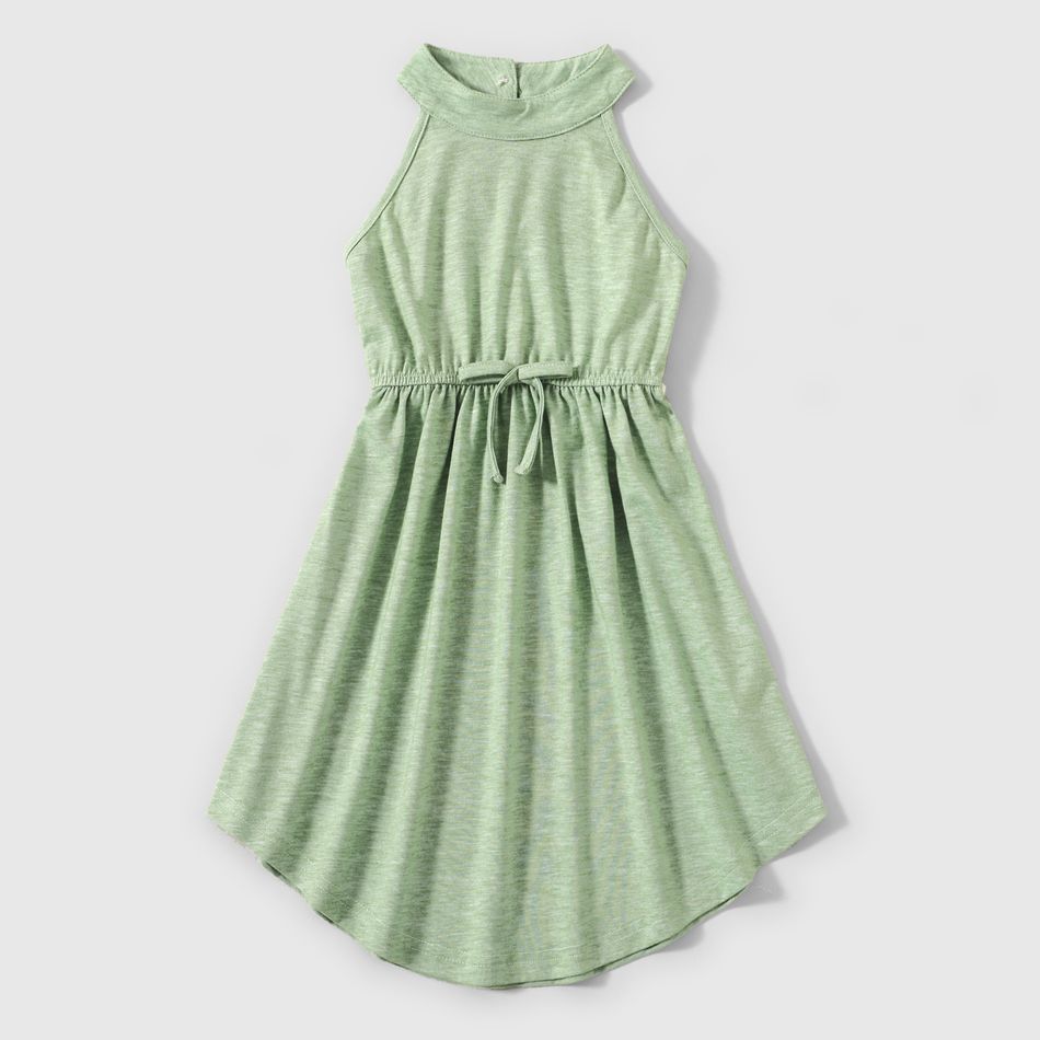 Look de família Manga curta Conjuntos de roupa para a família Conjuntos Verde big image 15