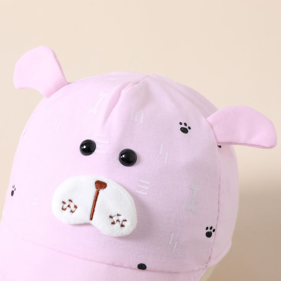 Baby / Toddler Cute Cartoon Bear Cap Light Pink big image 3