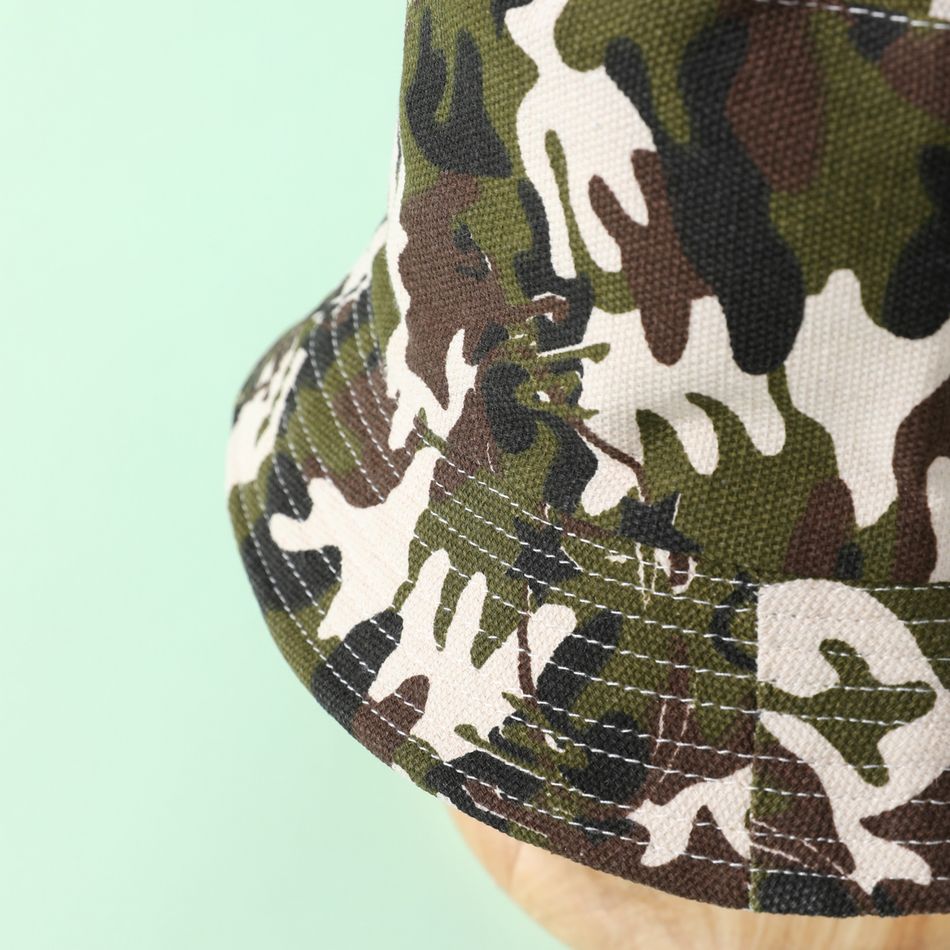 Toddler / Kid Allover Print Camouflage Bucket Hat Army green big image 5
