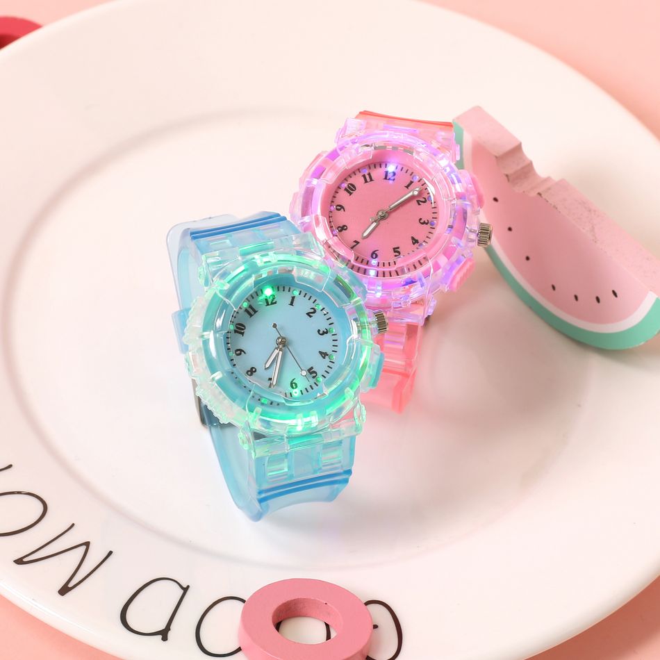 relógios esportivos para crianças com luminoso (com caixa de embalagem, cor aleatória) (com eletricidade) Rosa big image 7