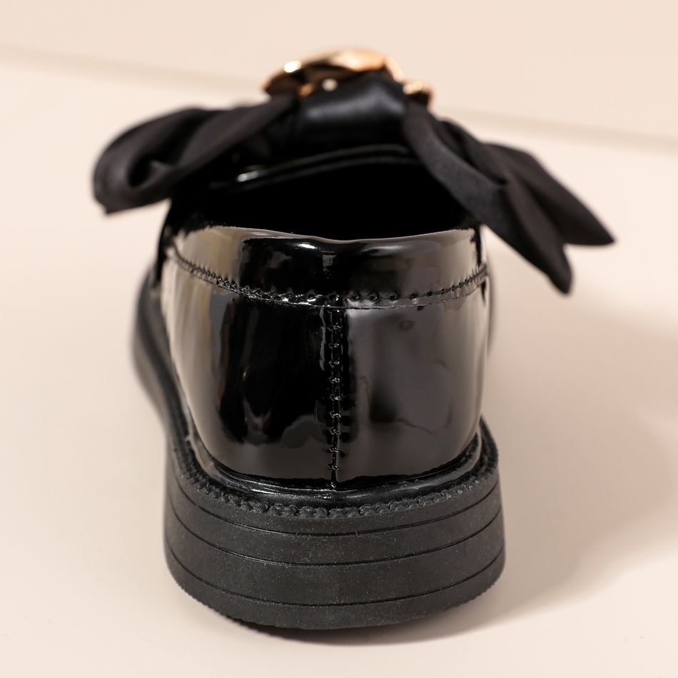 طفل / طفل القوس سلسلة ديكور أحذية اللباس الأسود أسود big image 4