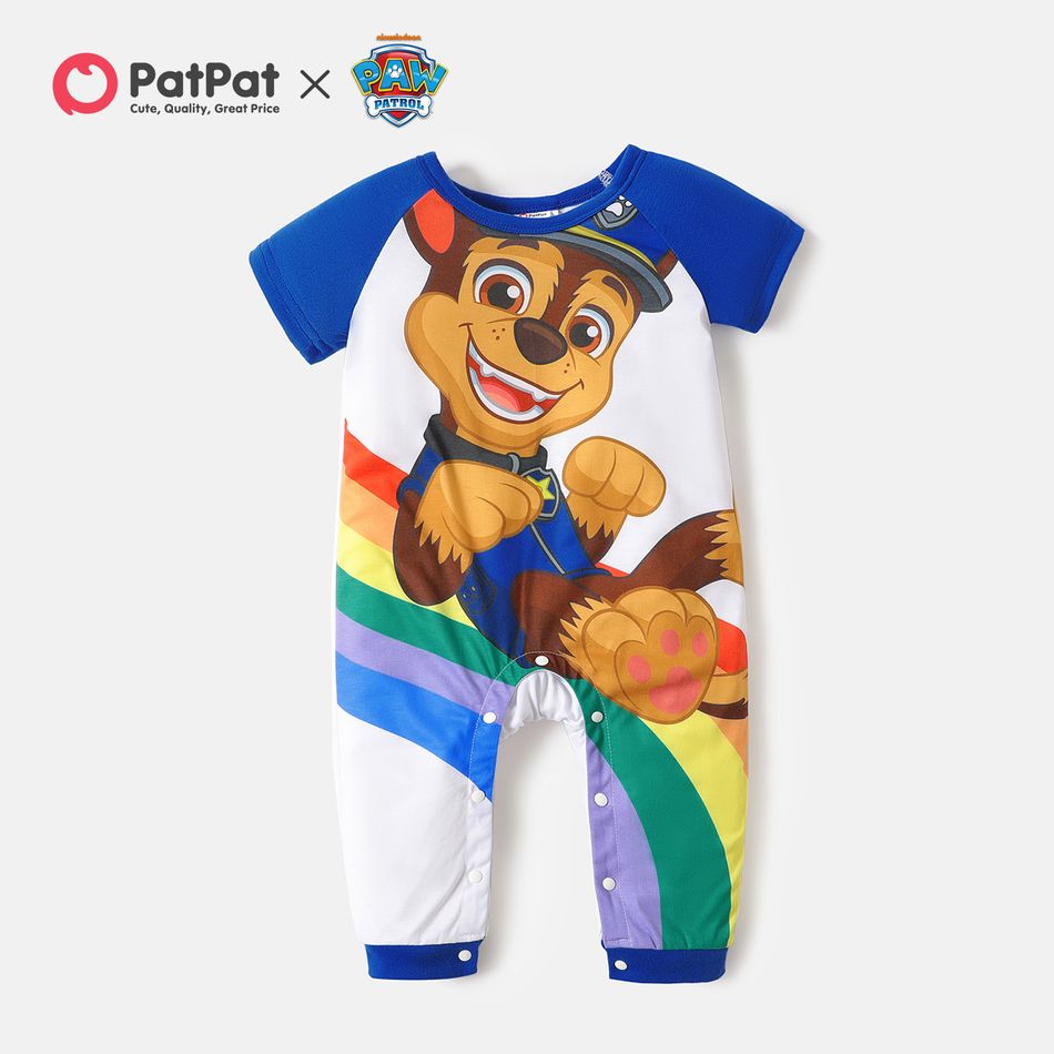 PAW Patrol Little Boy/Girl Short-sleeve Graphic Jumpsuit Blue
