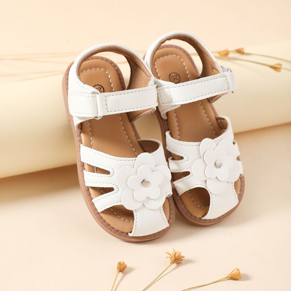 Toddler / Kid Floral Decor Sandals White big image 3