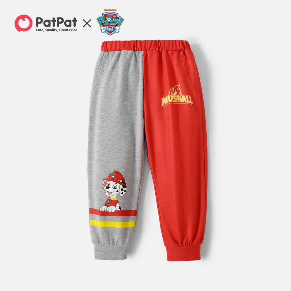PAW Patrol Toddler Boy/Girl Striped Colorblock Elasticized Pants Red