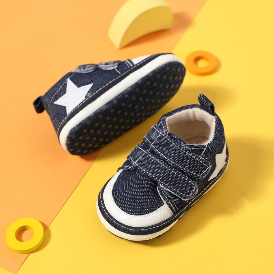 Baby / Toddler Star Graphic Dual Velcro Prewalker Shoes Blue