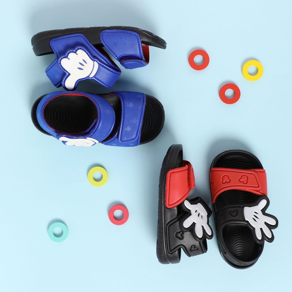 Toddler / Kid Cartoon Twin Velcro Sandals Dark Blue
