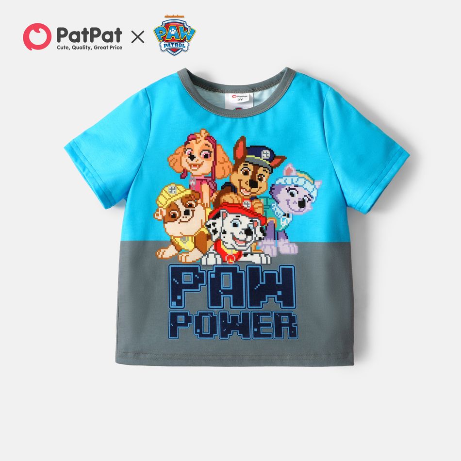 PAW Patrol Toddler Boy/Girl PAW POWER Graphic Tee Blue big image 1