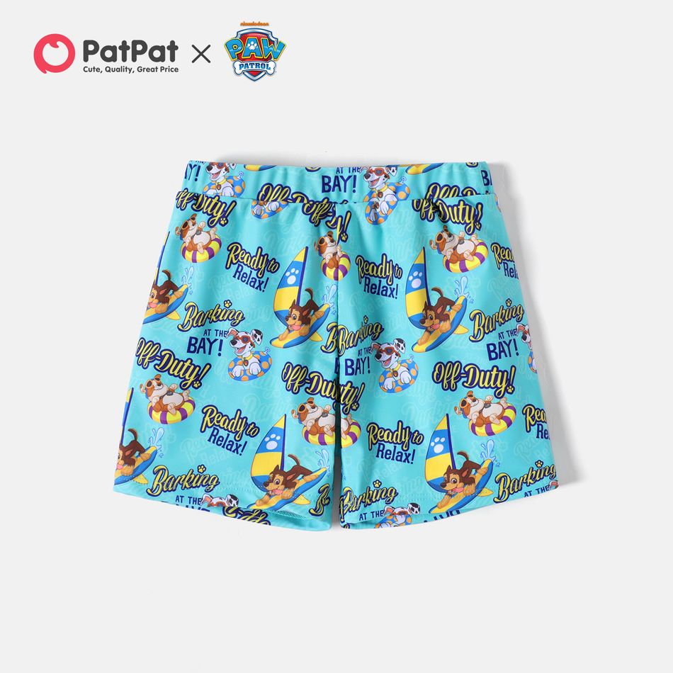 PAW Patrol Toddler Boy Letter Print Swimming Shorts Green