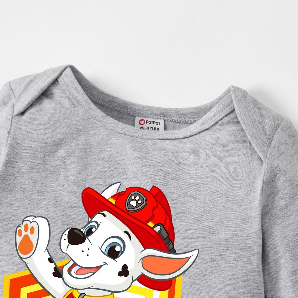PAW Patrol Family Matching 100% Cotton Long-sleeve Graphic Grey Sweatshirts Light Grey big image 14