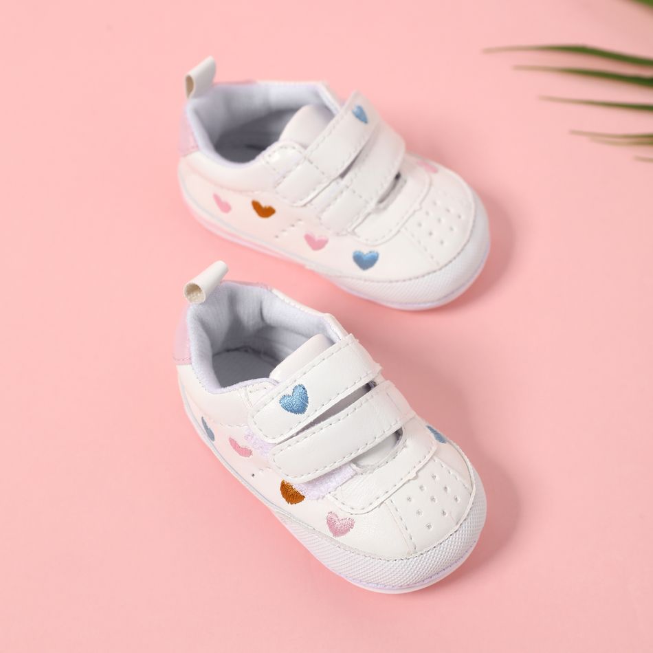 Baby / Toddler Colorful Heart Pattern Prewalker Shoes Multi-color