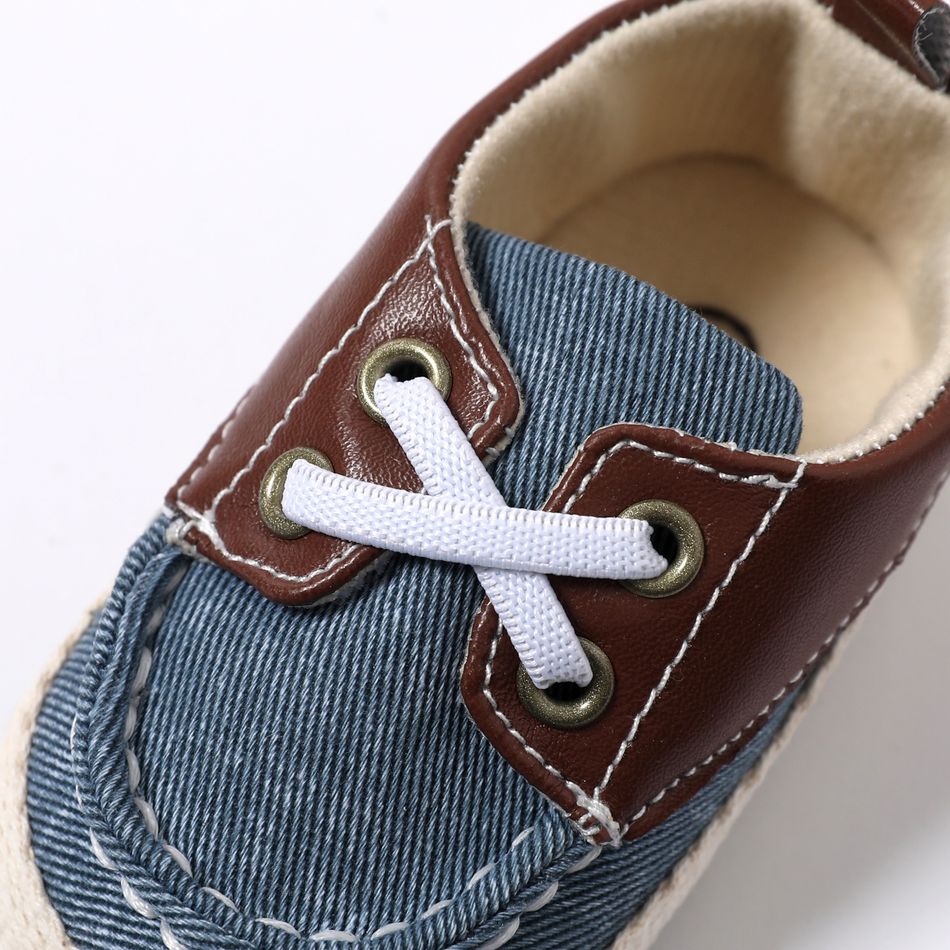 أحذية أطفال رضع / طفل صغير قبل المشي بلونين أزرق big image 4