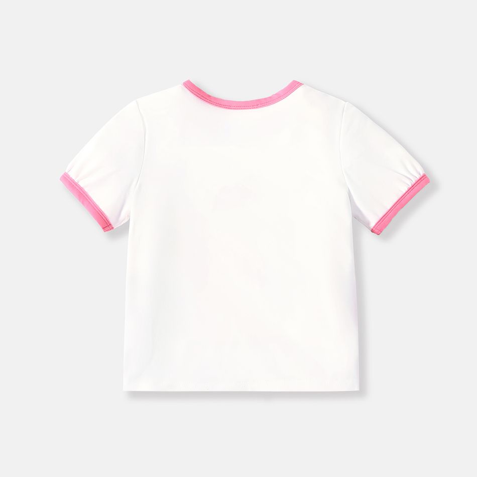 Peppa Pig Toddler Girl Short-sleeve Tee/Sleeveless Dress/Cherry Print Pink Pants White big image 4