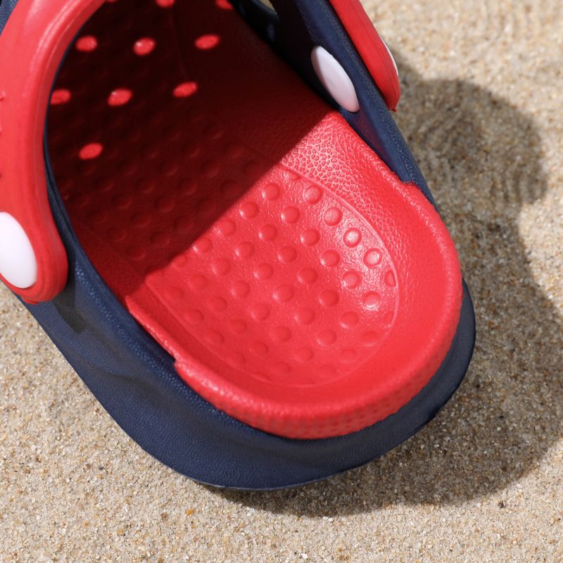 Toddler / Kid Two Tone Colorblock Hole Shoes Beach Shoes Navy