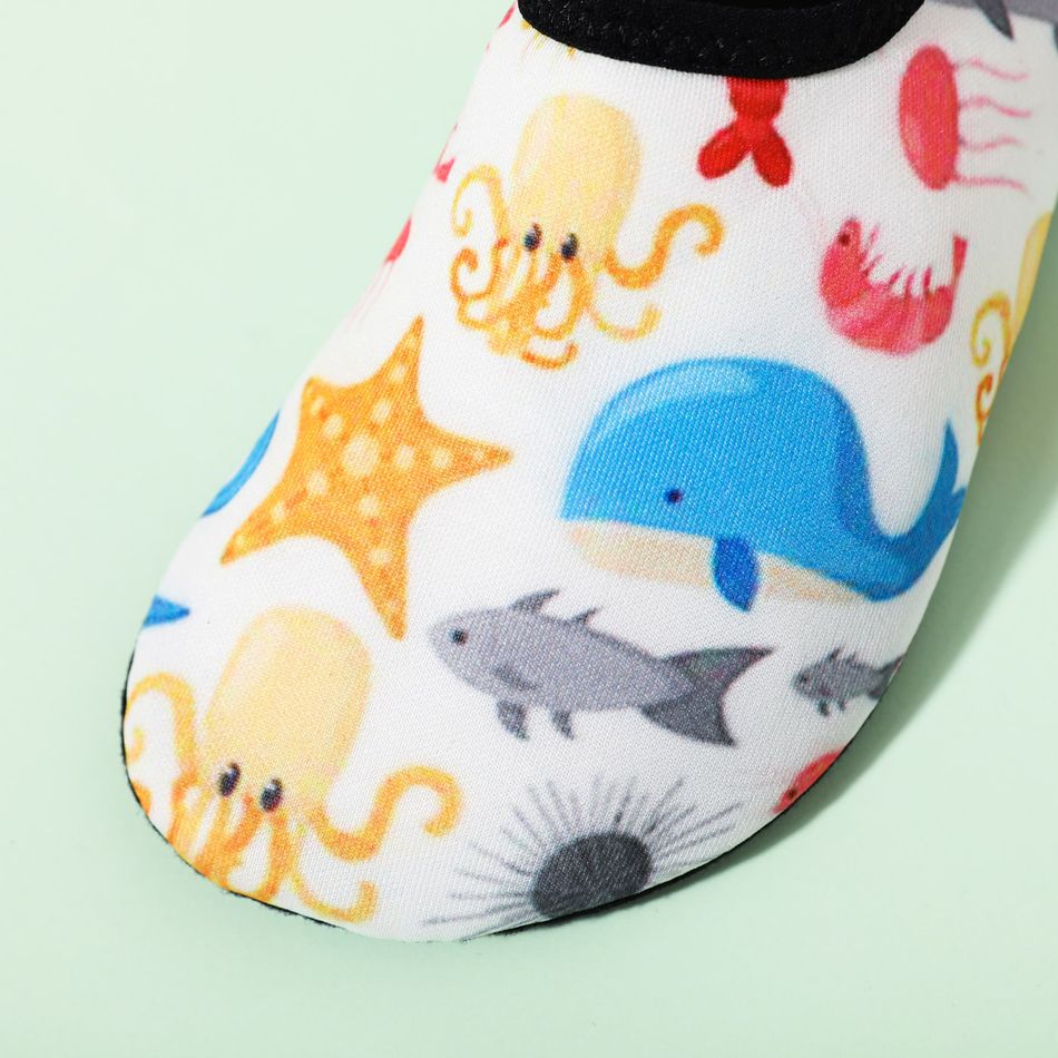 Toddler / Kid Animal Pattern Lightweight Slip On Water Shoes Pink big image 4