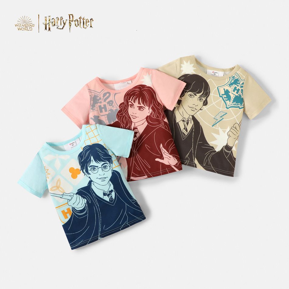 Harry Potter Toddler Boy/Girl Figure Print Short-sleeve Tee pink big image 6
