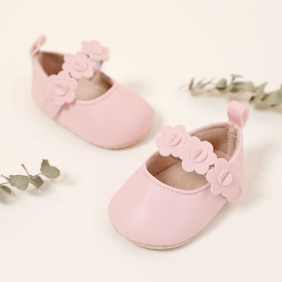 Baby / Toddler Floral Decor Prewalker Shoes Pink big image 2