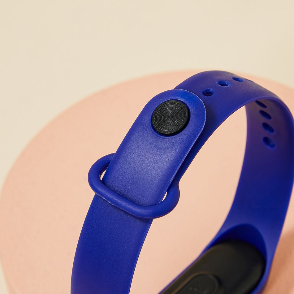 Toddler / Kid LED Watch Digital Smart Pure Color Electronic Watch (With Packing Box) Dark Blue big image 4