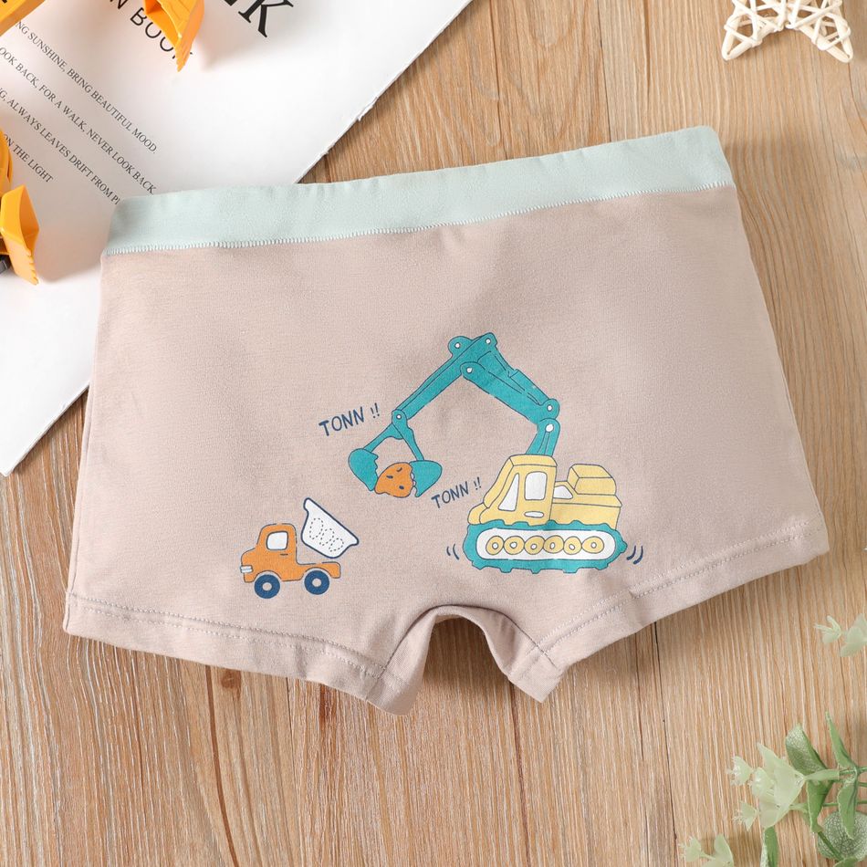 4-Pack Kid Boy Vehicle/Animal Print Boxer Briefs Underwear Multi-color big image 25