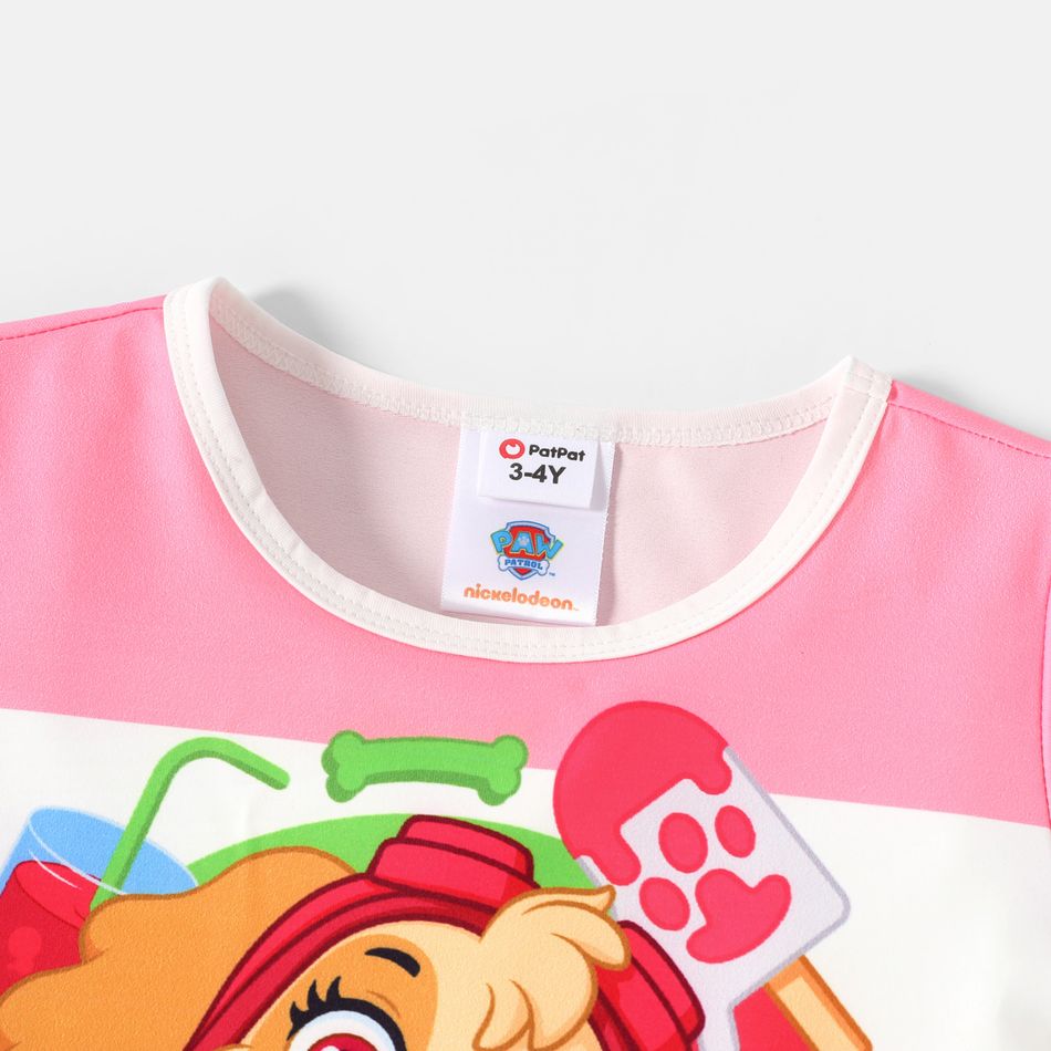 Paw Patrol Toddler Girl/Boy Colorblock Short-sleeve Tee Pink big image 4