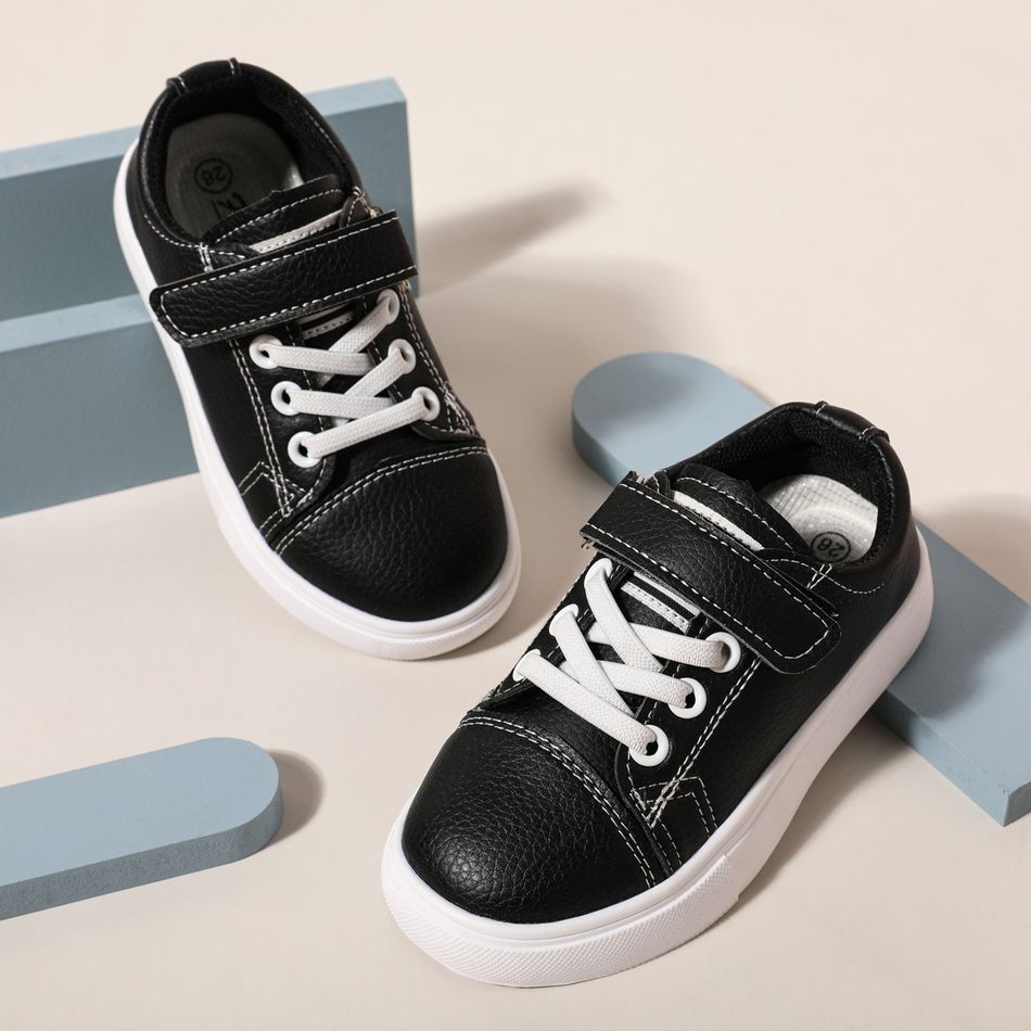 Toddler / Kid Minimalist Solid Casual Shoes Black big image 1