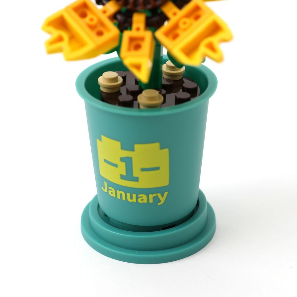 طوب صغير بونساي نموذج لبنة عدة لتقوم بها بنفسك شجرة بونساي محاكاة عصارية صغيرة الجسيمات زهرة ألعاب بناء نباتية اللون- أ big image 6