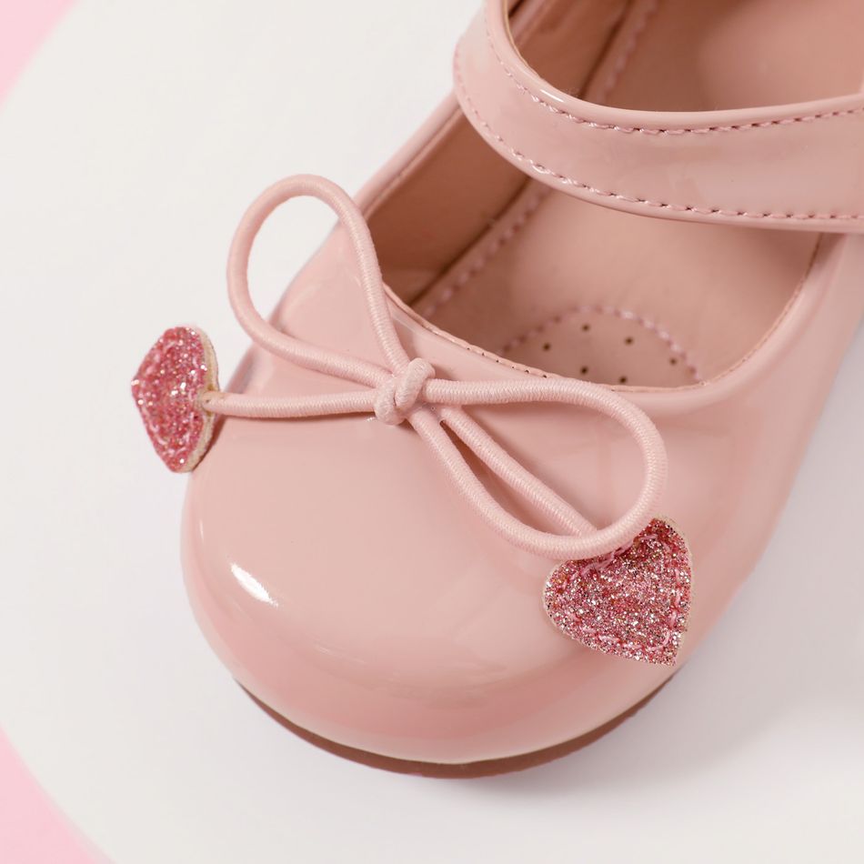 Toddler / Kid Bow Decor Flats Mary Jane Shoes Pink big image 4