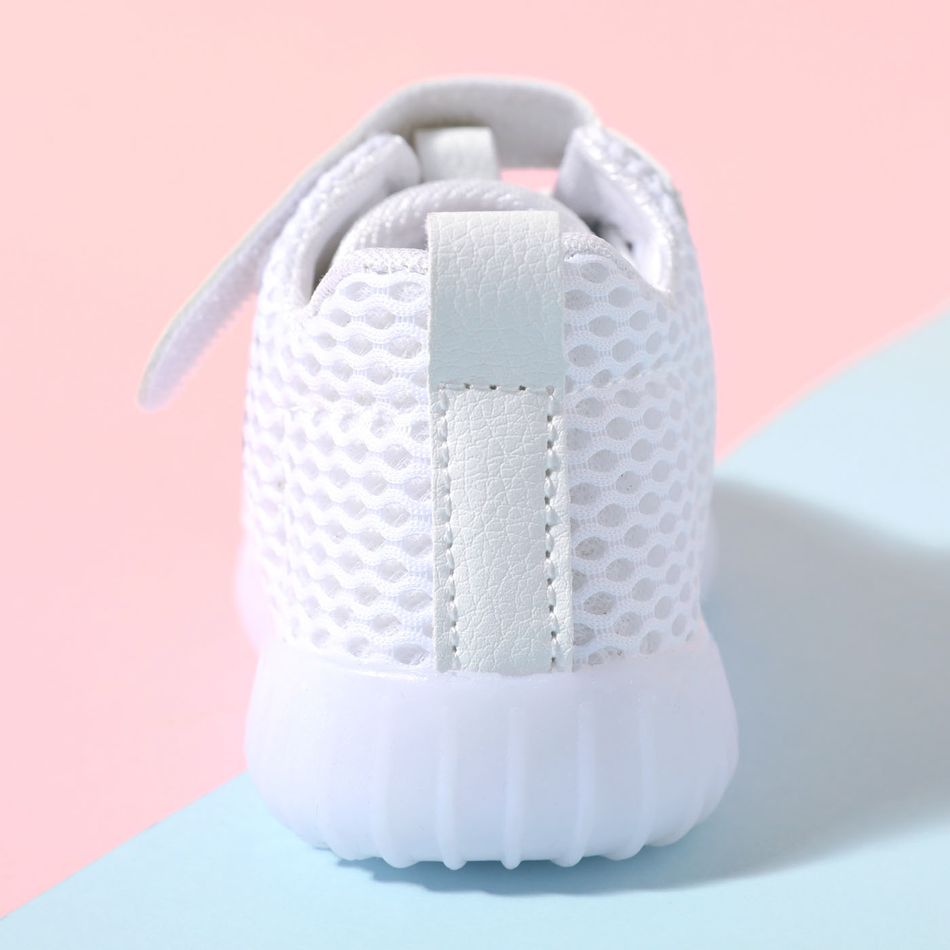 Toddler / Kid Breathable LED Sneakers White big image 5