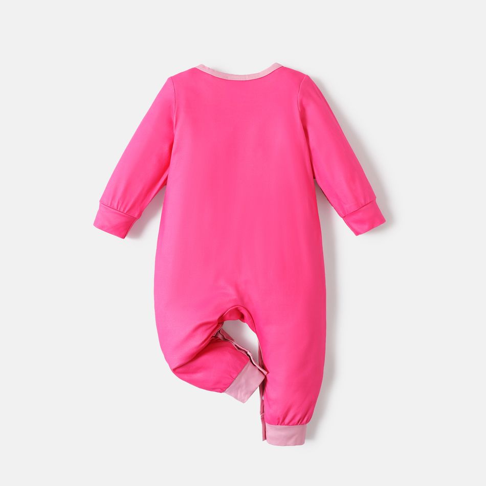 Looney Tunes Baby Girl/Boy Bunny Tweety Graphic Jumpsuit Light Pink big image 3