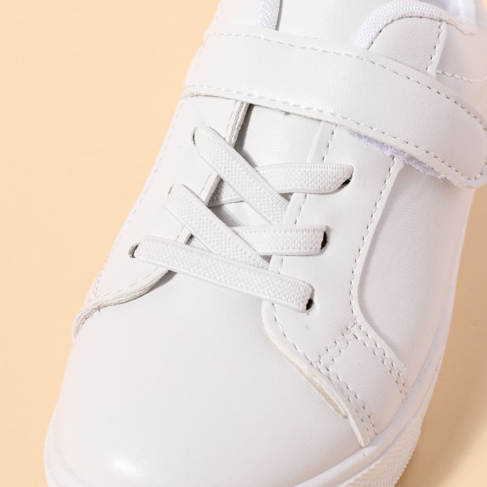Toddler / Kid Heart Detail White Casual Sneakers White big image 5