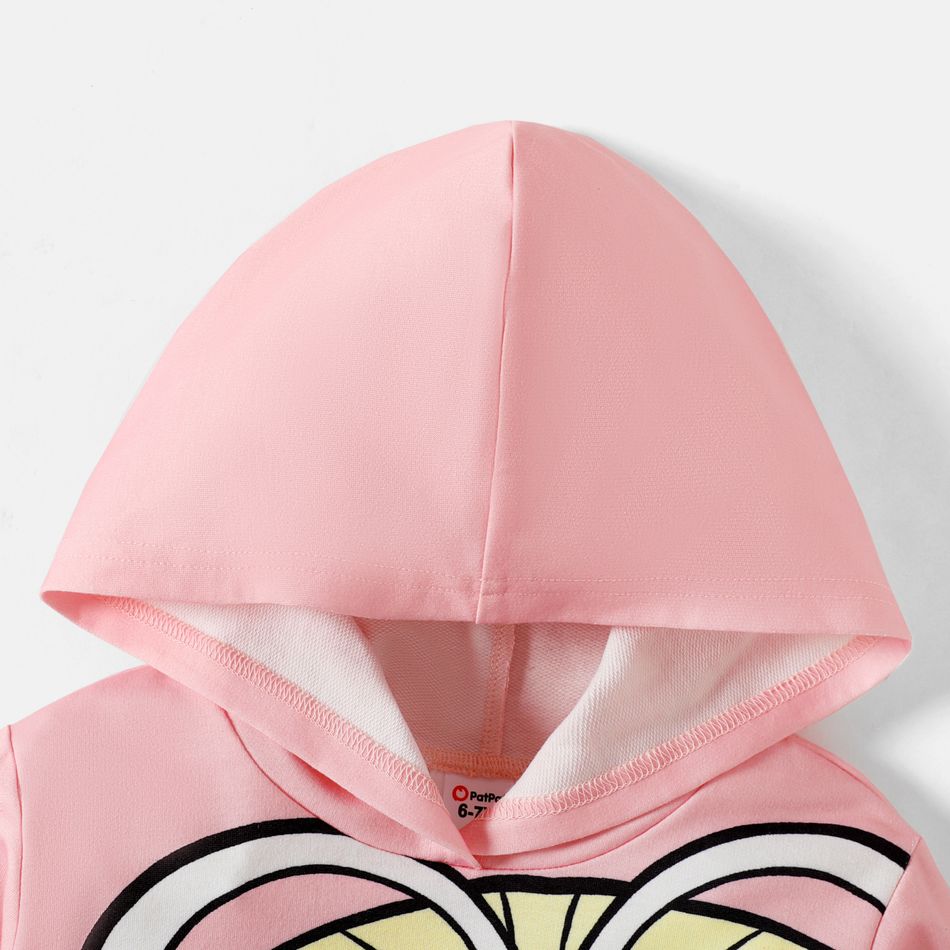 L.O.L. SURPRISE! Kid Girl Character Print Hooded Sweatshirt Pink big image 3