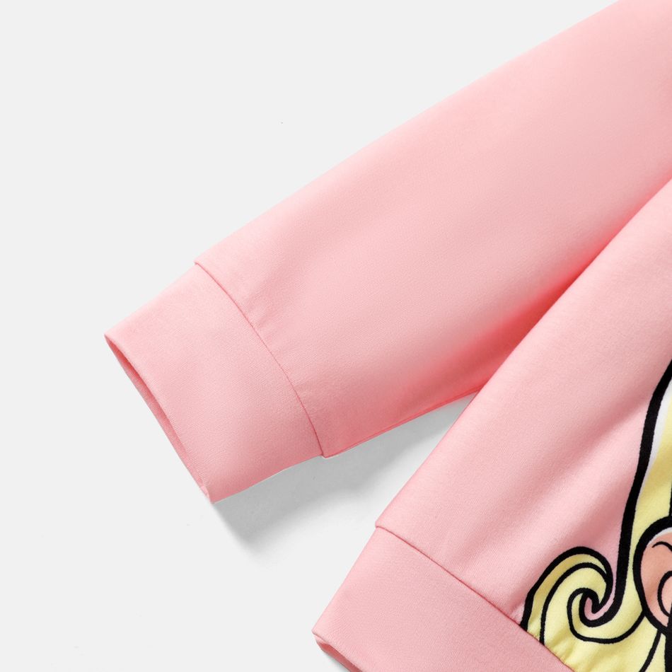 L.O.L. SURPRISE! Kid Girl Character Print Hooded Sweatshirt Pink big image 5