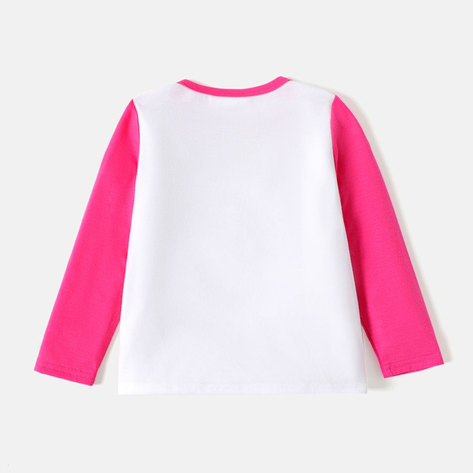Super Pets Enfant en bas âge Unisexe Couture de tissus Enfantin Manches longues T-Shirt roséblanc big image 3