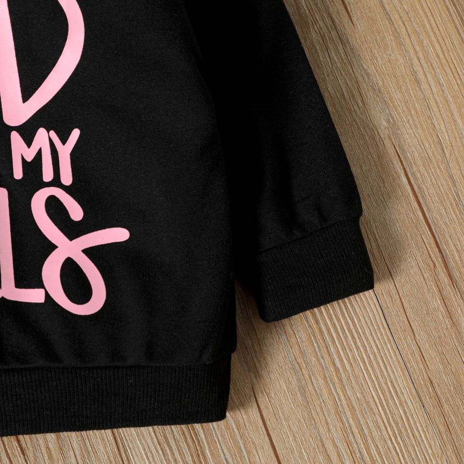 Kleinkinder Mädchen Basics Sweatshirts schwarz