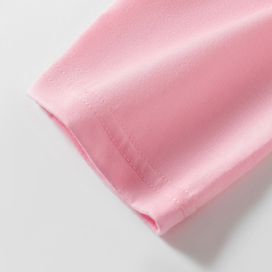 Kindermädchen faux-two einfarbige elastische Rockgamaschen rosa big image 6