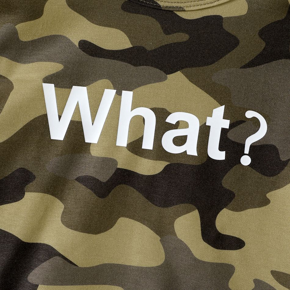 Kid Boy Casual Camouflage Print/Colorblock Pullover Sweatshirt CAMOUFLAGE big image 4