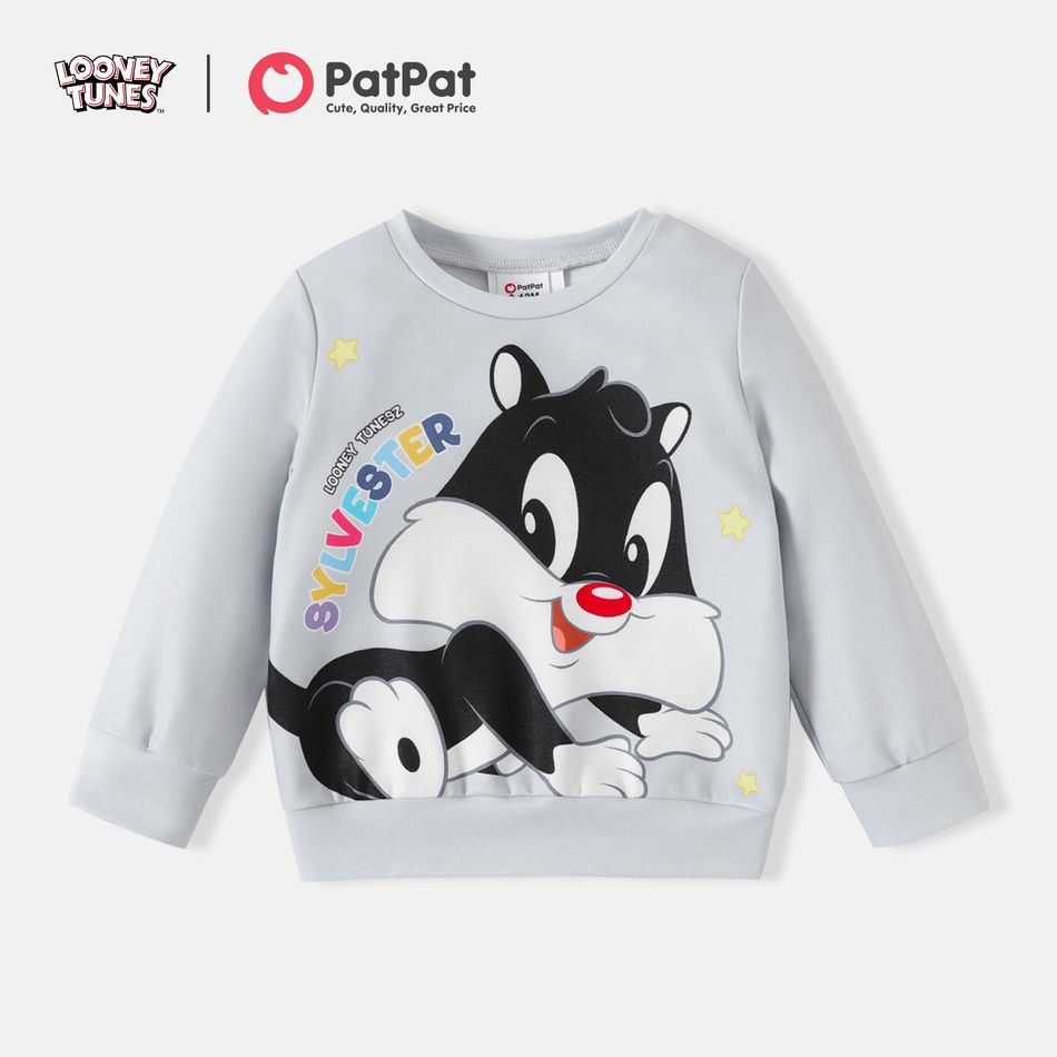 Looney Tunes Baby Boy/Girl Graphic Sweatshirt/Pants Grey big image 1