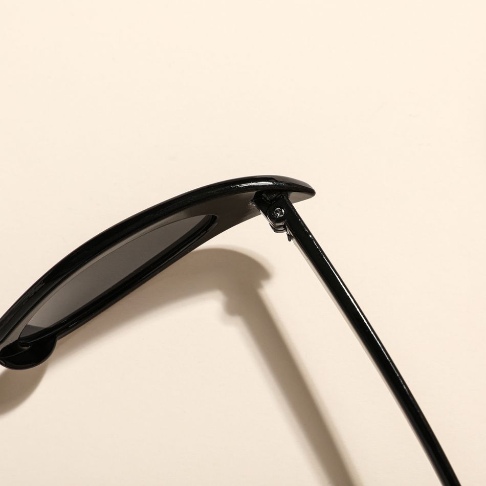 Women Narrow Cat Eye Frame Fashion Glasses (With Glasses Case) Black big image 4