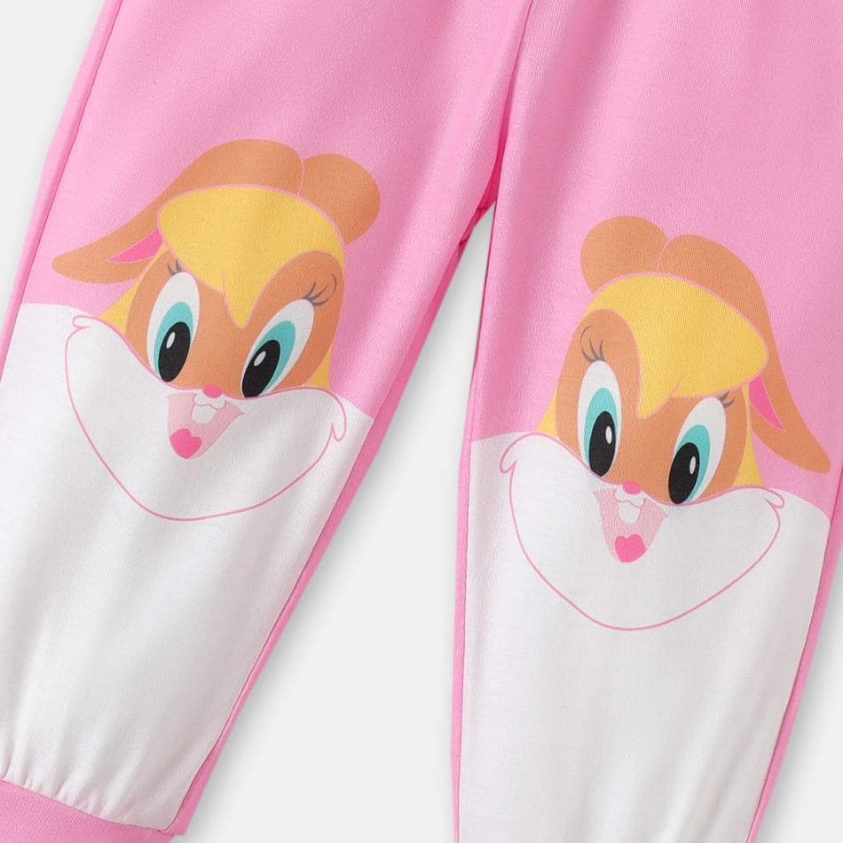 Looney Tunes Baby Boy/Girl Cartoon Animal Print Pants Pink big image 2