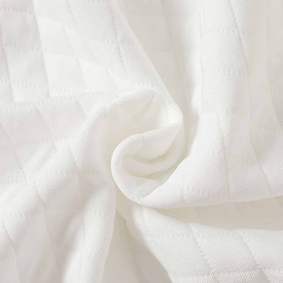 Criança Menino Costuras de tecido Letras Blusões e casacos Branco big image 3