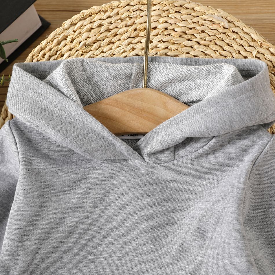 1 pezzo Neonato Unisex Con cappuccio casual Manica lunga Felpa mediocre big image 4